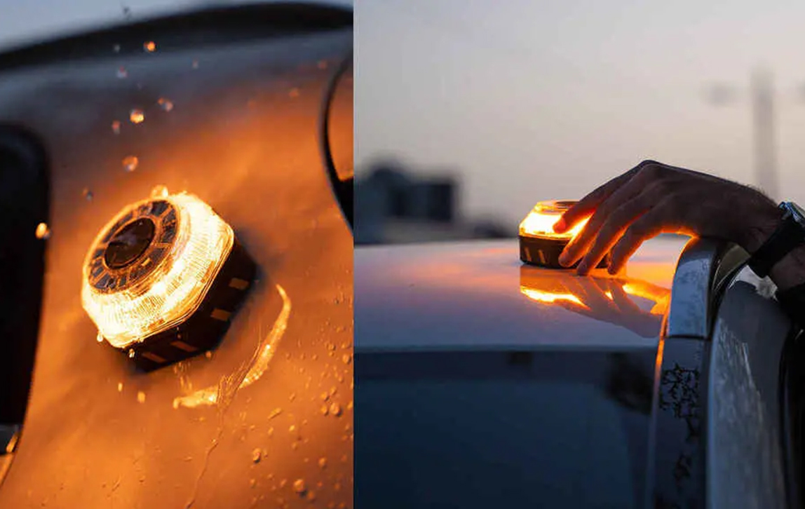 Luz de emergencia V-16 que sustituirá a los triángulos reflectantes