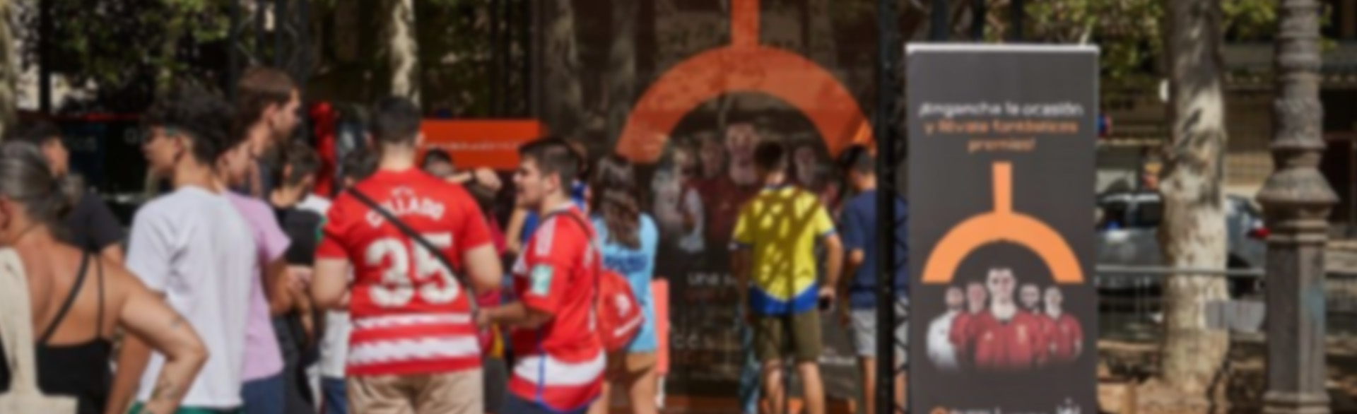 Stand de MODRIVE en la Fan Zone de Granada